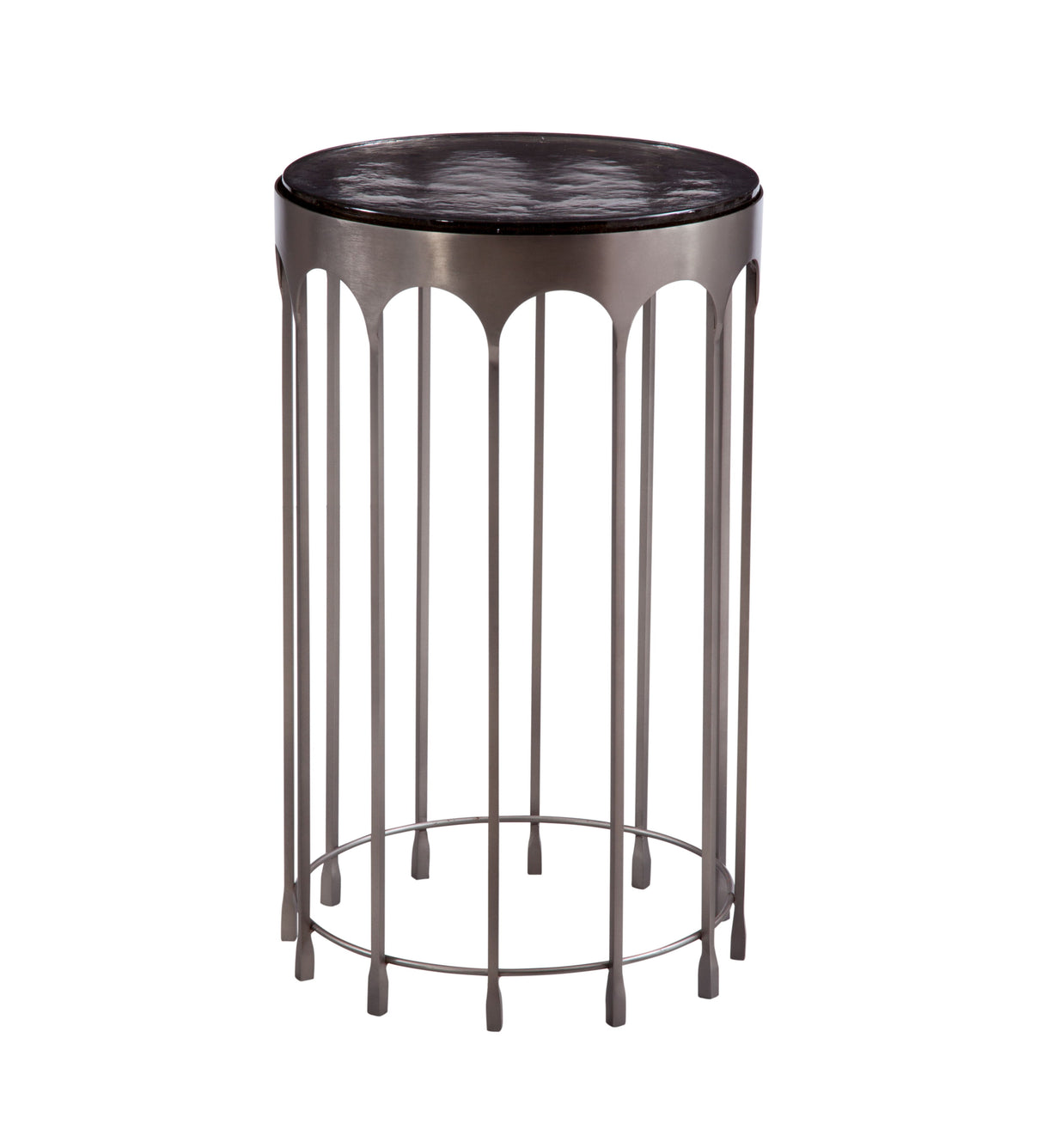 Hartley - Accent Table - Nickel