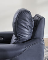 Mercomatic - Power Reclining Sofa With Adj Headrest