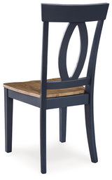 Landocken - Brown / Blue - Dining Room Side Chair (Set of 2)