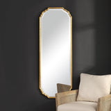 Lightly Antiqued Mirror - Metallic Gold