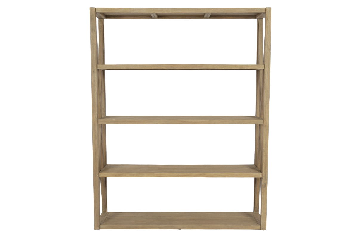 Coastal Teak - X Bookcase - Teak