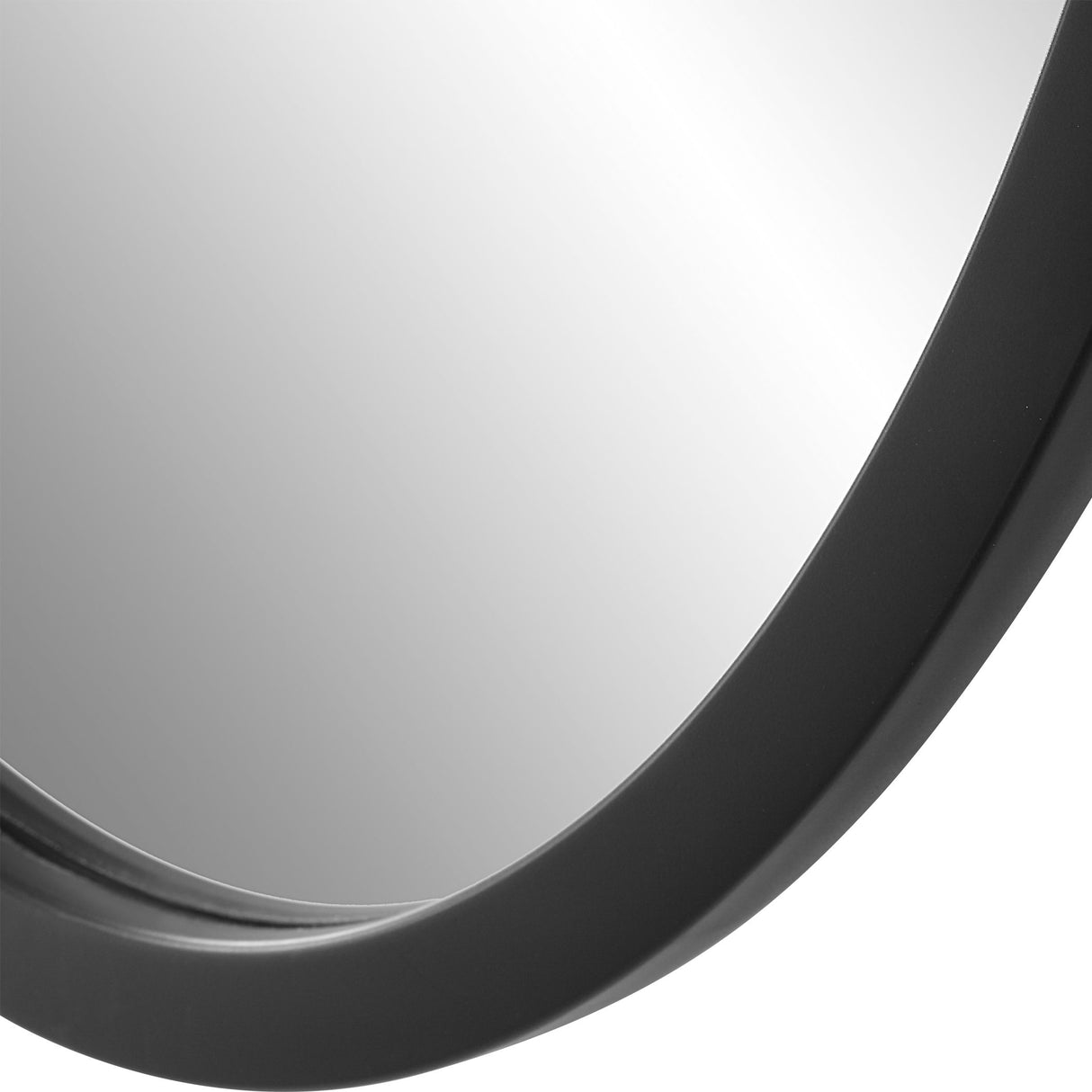 Asymmetrical Mirror - Matte Black