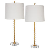 Table Lamp (Set of 2) - Gold Leaf