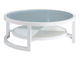 Ocean Breeze Promenade - Round Cocktail Table - White