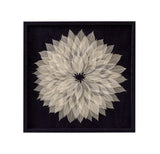 Translucent Leaf - Wall Art - Black / Beige