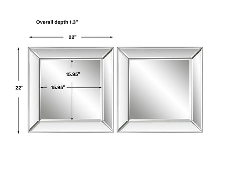 Mirror (Set of 2) - Silver