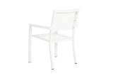 Naples - Stackable Sling Dining Chair - White