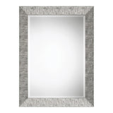 Textured Surface Mirror - Metallic Silver