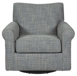 Renley - Ash - Swivel Glider Accent Chair