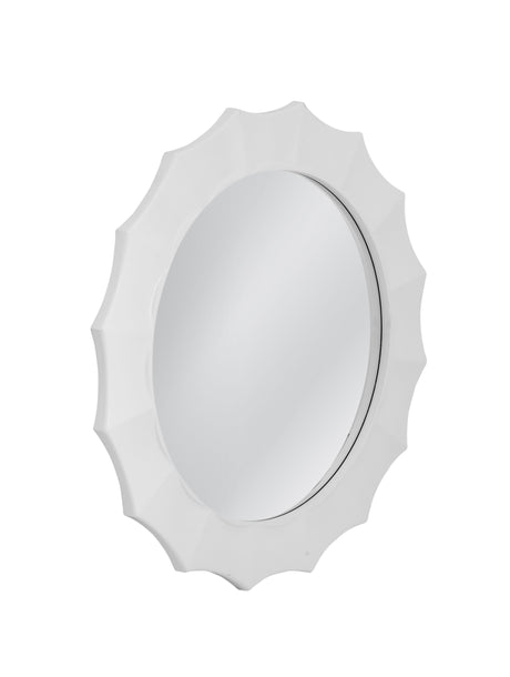 Altair - Wall Mirror - Glossy White