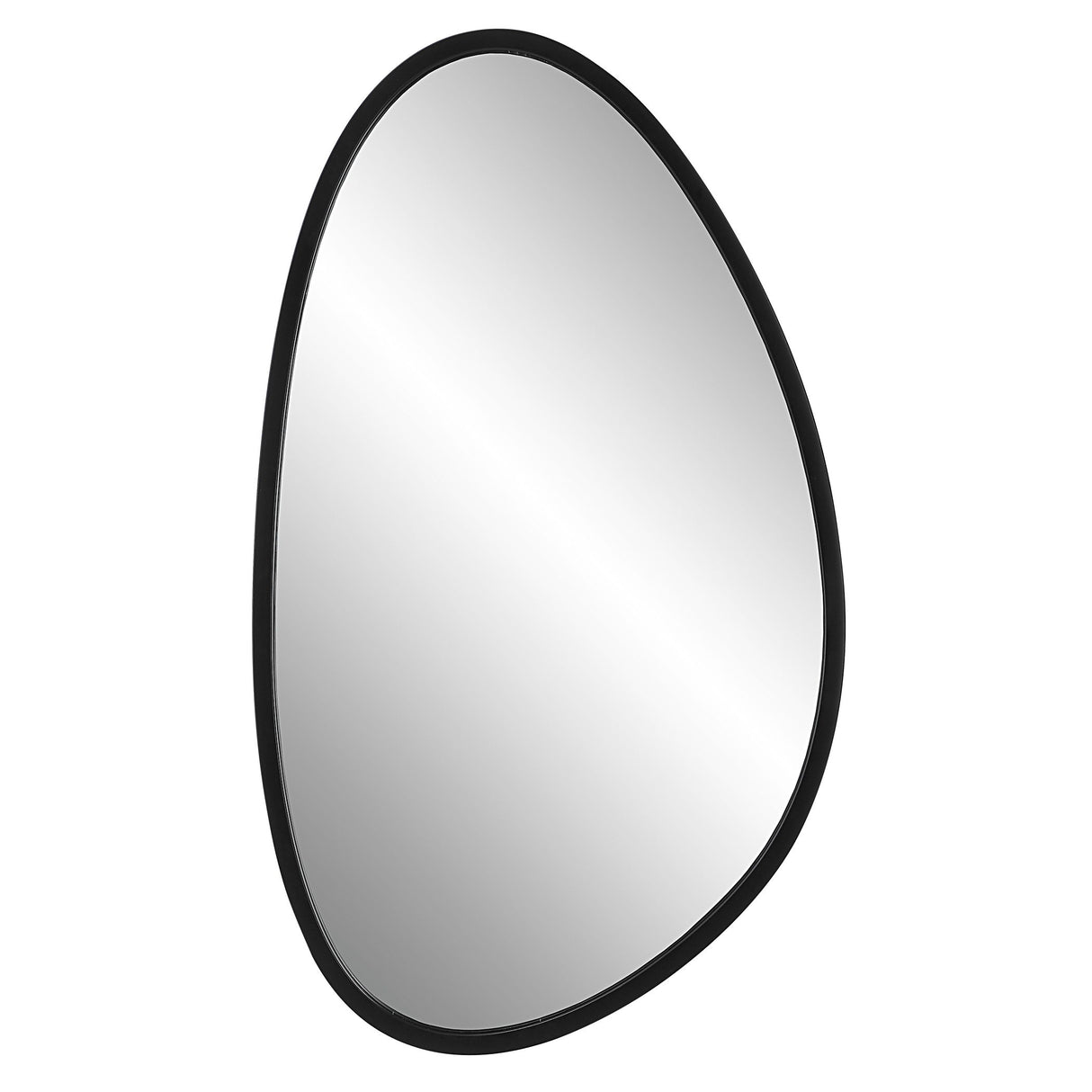 Asymmetrical Mirror - Matte Black