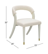 Winslet - Dining Chair - White