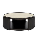 Rivera - Coffee Table - Espresso Oak / Gold