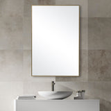 Plain Mirror - Gold Finish