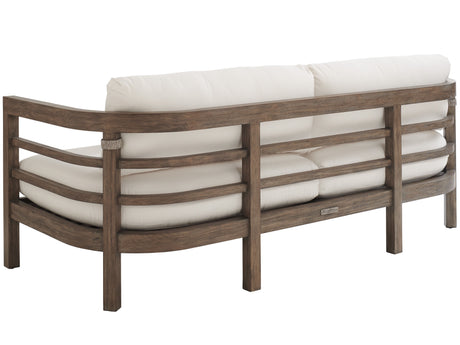 La Jolla - Sofa - White / Dark Brown