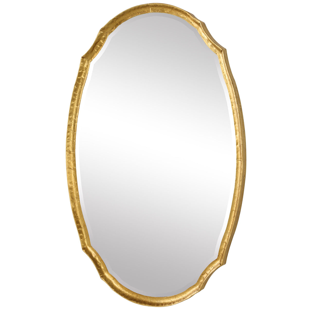 Mirror - Lightly Antiqued Gold