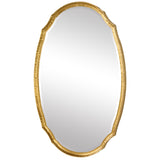 Mirror - Lightly Antiqued Gold