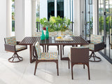 Abaco - Dining Chair - Dark Brown / White