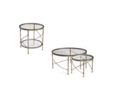 Harrison - Round End Table - Gold