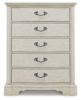 Arlendyne - Antique White - Five Drawer Chest