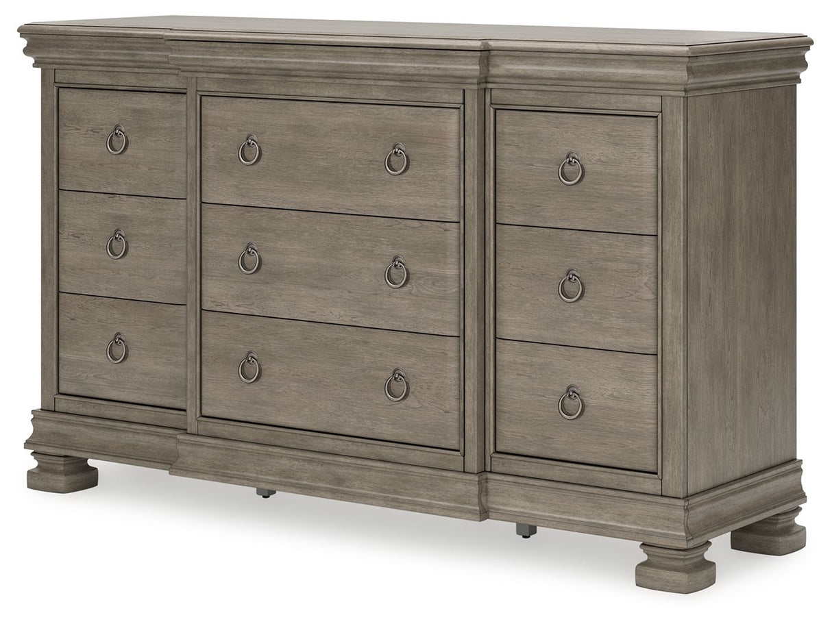 Lexorne - Gray - Dresser