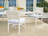 Ocean Breeze Promenade - Arm Dining Chair - White / Light Blue