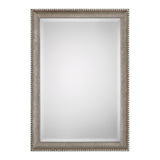 Textured Surface Mirror - Metallic Silver & Light Gray