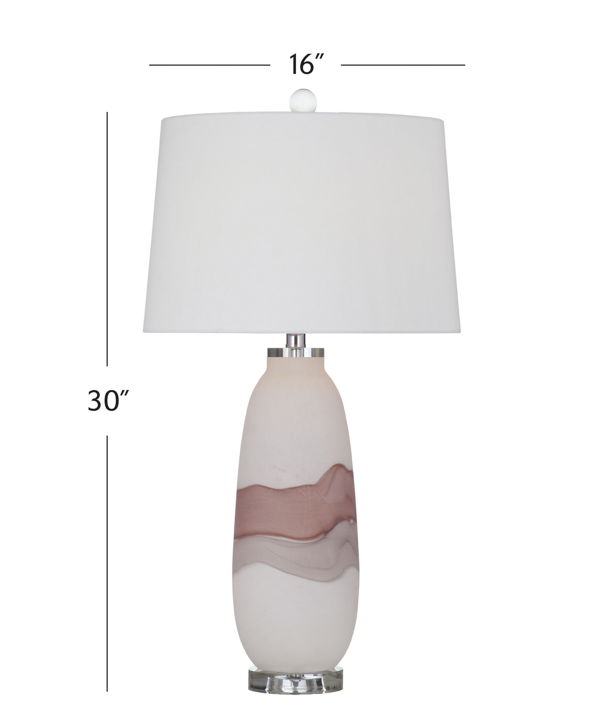 Benin - Table Lamp - Pink