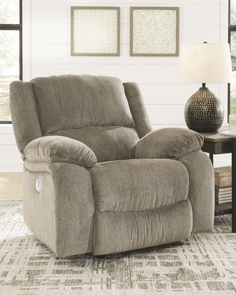 Draycoll - Pewter - Power Rocker Recliner