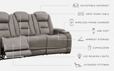 The Man-Den - Power Reclining Sofa