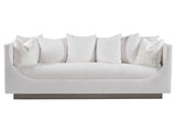 Artistica Upholstery - Claudette Bench Seat Fabric Sofa - White