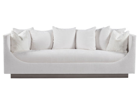 Artistica Upholstery - Claudette Bench Seat Fabric Sofa - White