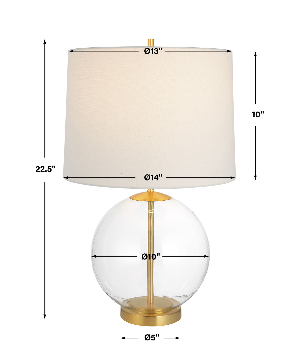 Table Lamp - Clear