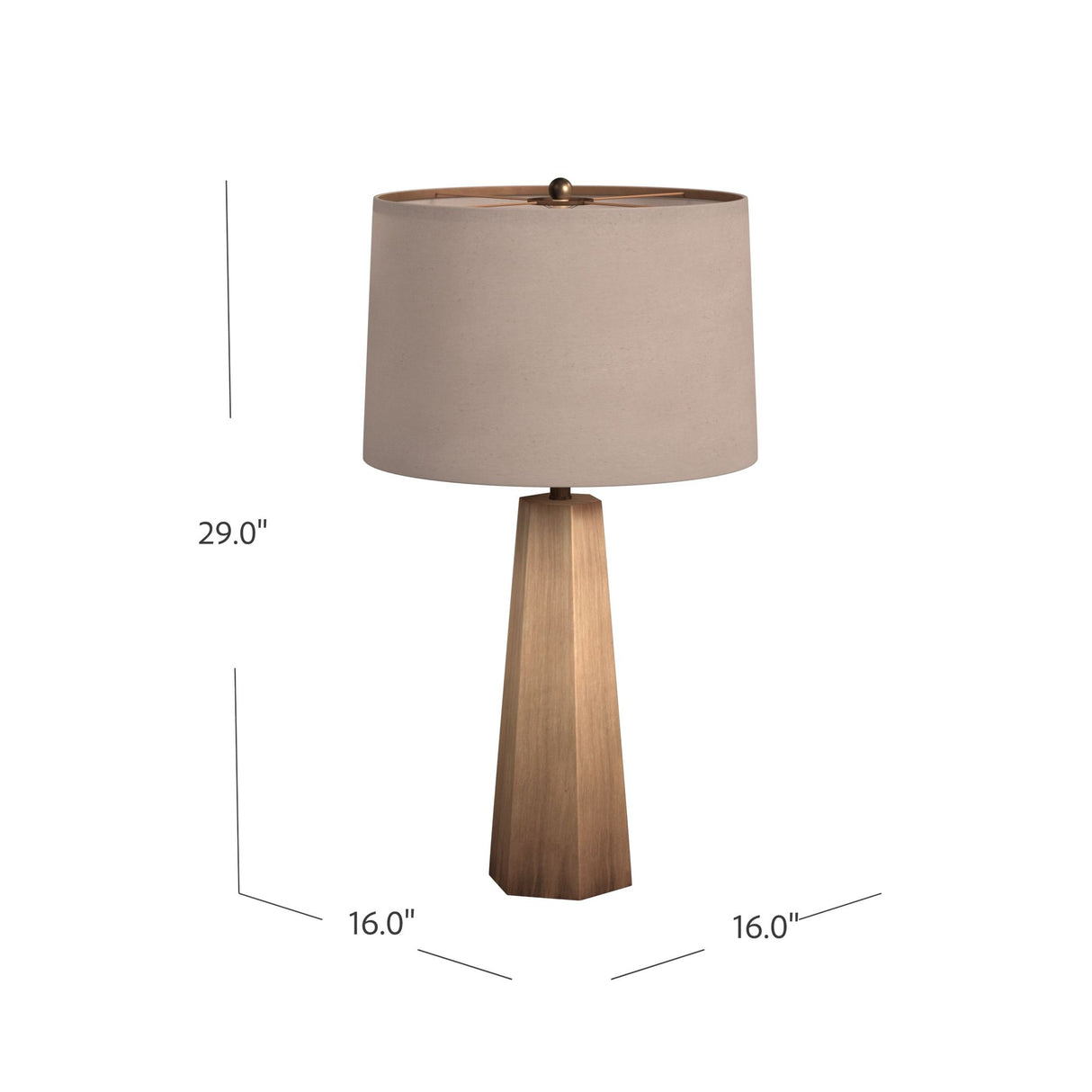 Marsham - Table Lamp - Brushed Gold