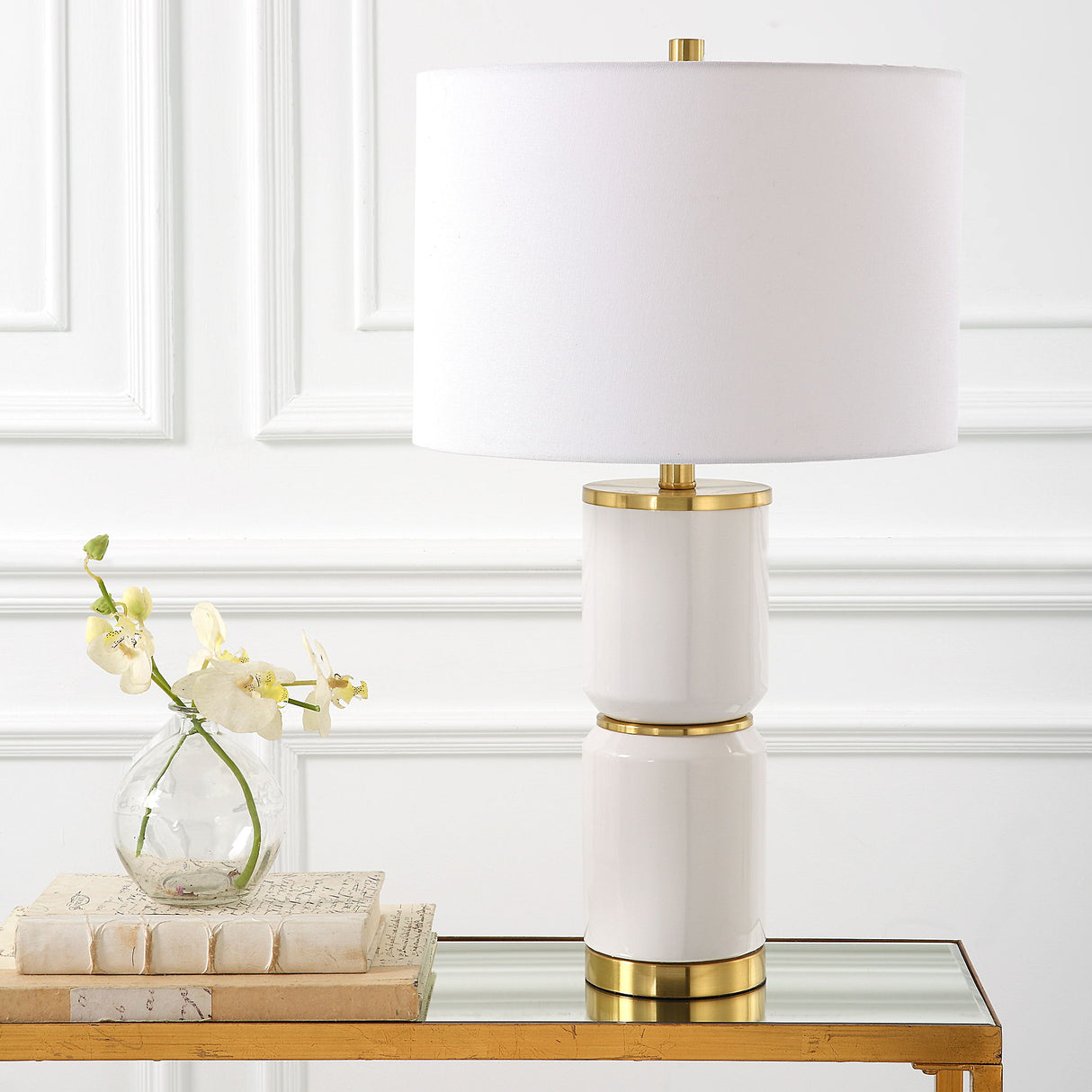 Table Lamp - Gloss White