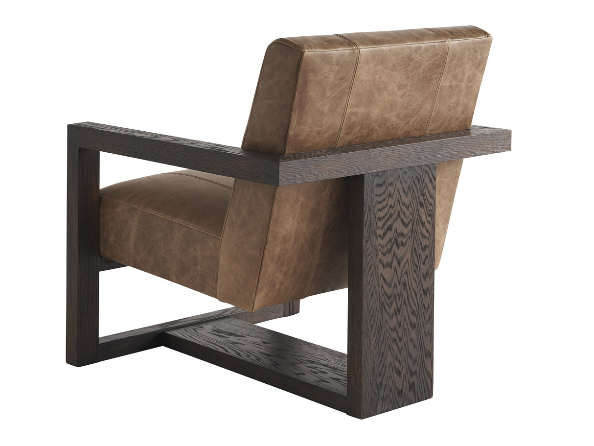 Sunset Key - Flanders Leather Chair - Dark Brown