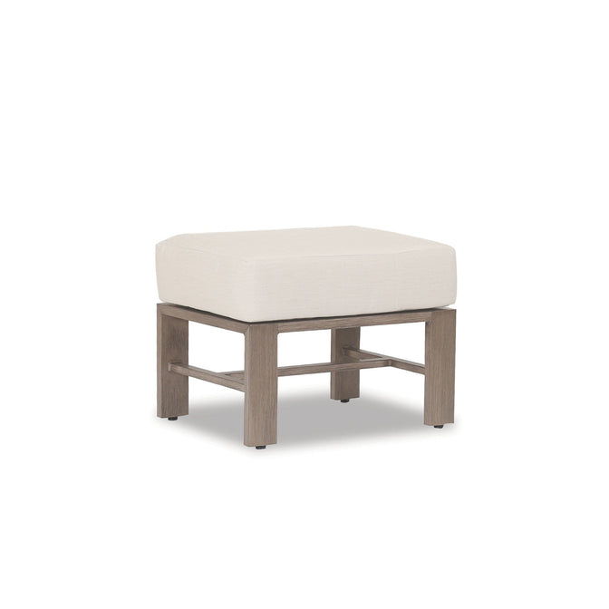 Laguna - Ottoman, No Welt - Canvas Flax / Gray