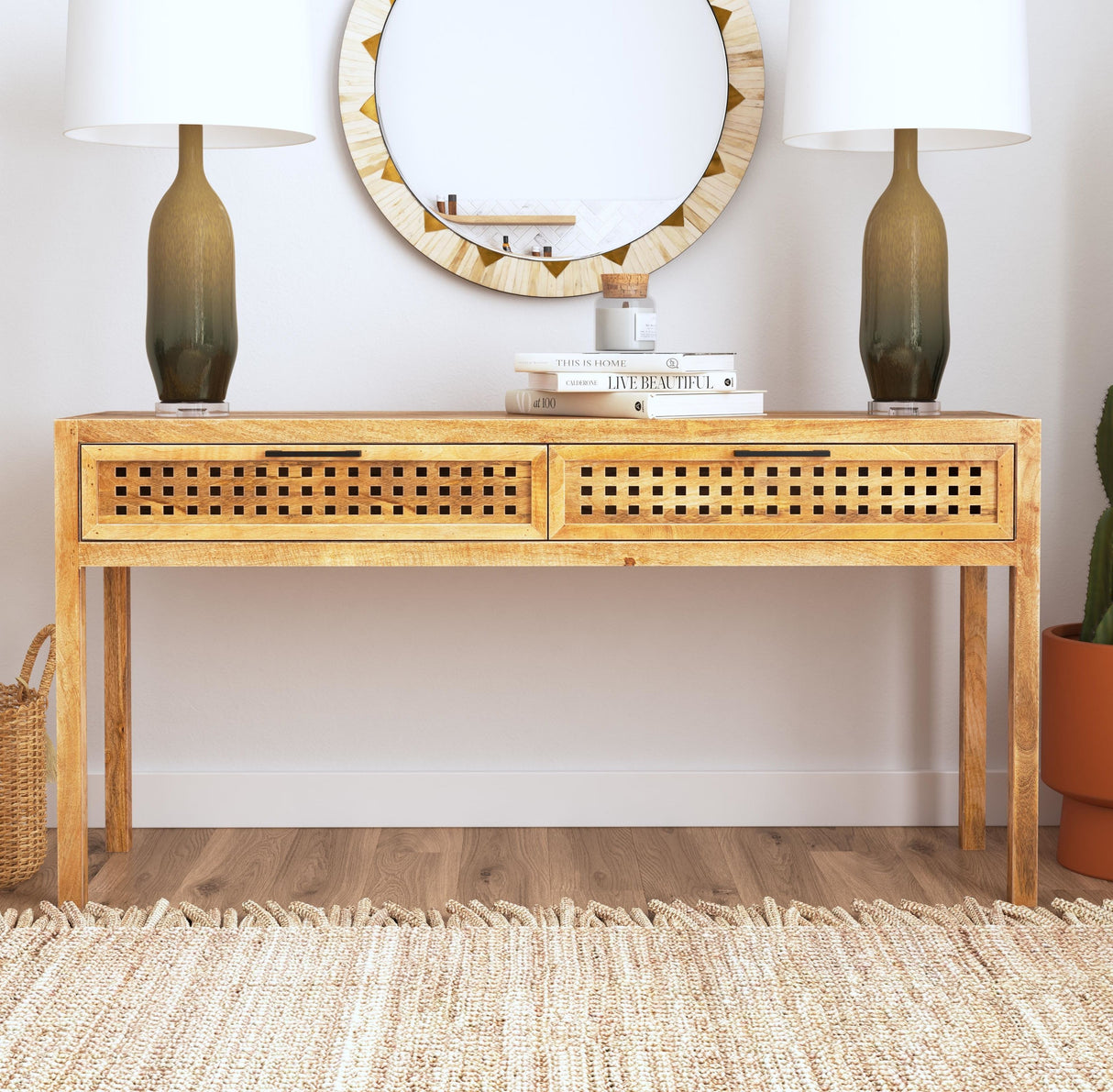 Pentak - Console Table - Light Brown