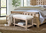 Vineyard Row - Bed Bench - Beige