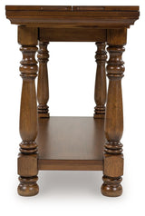 Sturlayne - Brown - Flip Top Sofa Table