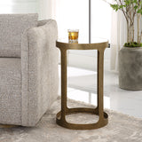 Accent Table - Brushed Gold