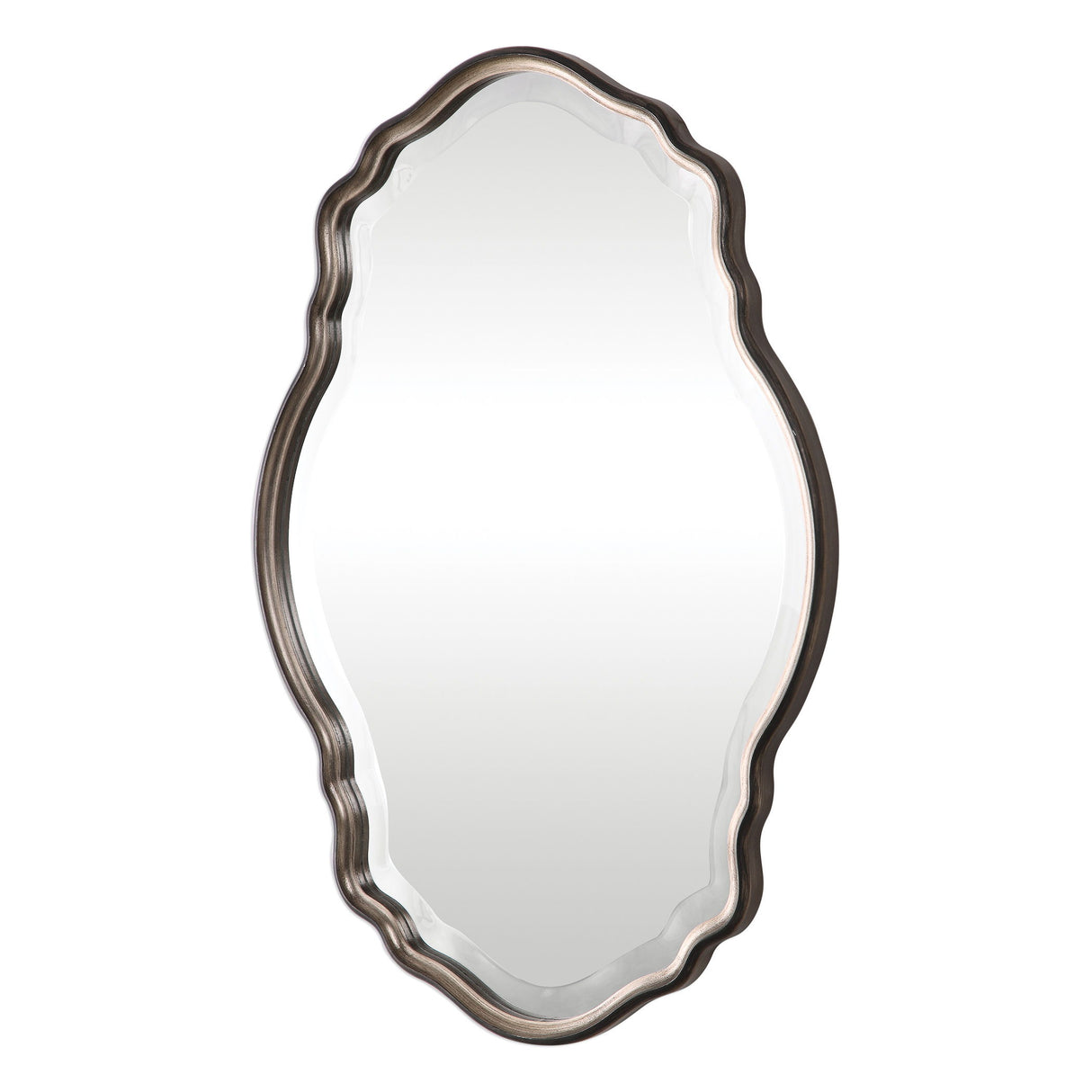 Mirror - Antiqued Silver Champagne