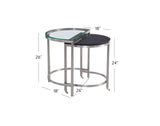 Hensley - Bunching End Table - Silver