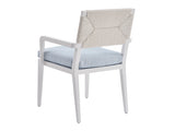 Ocean Breeze Promenade - Arm Dining Chair - White / Light Blue