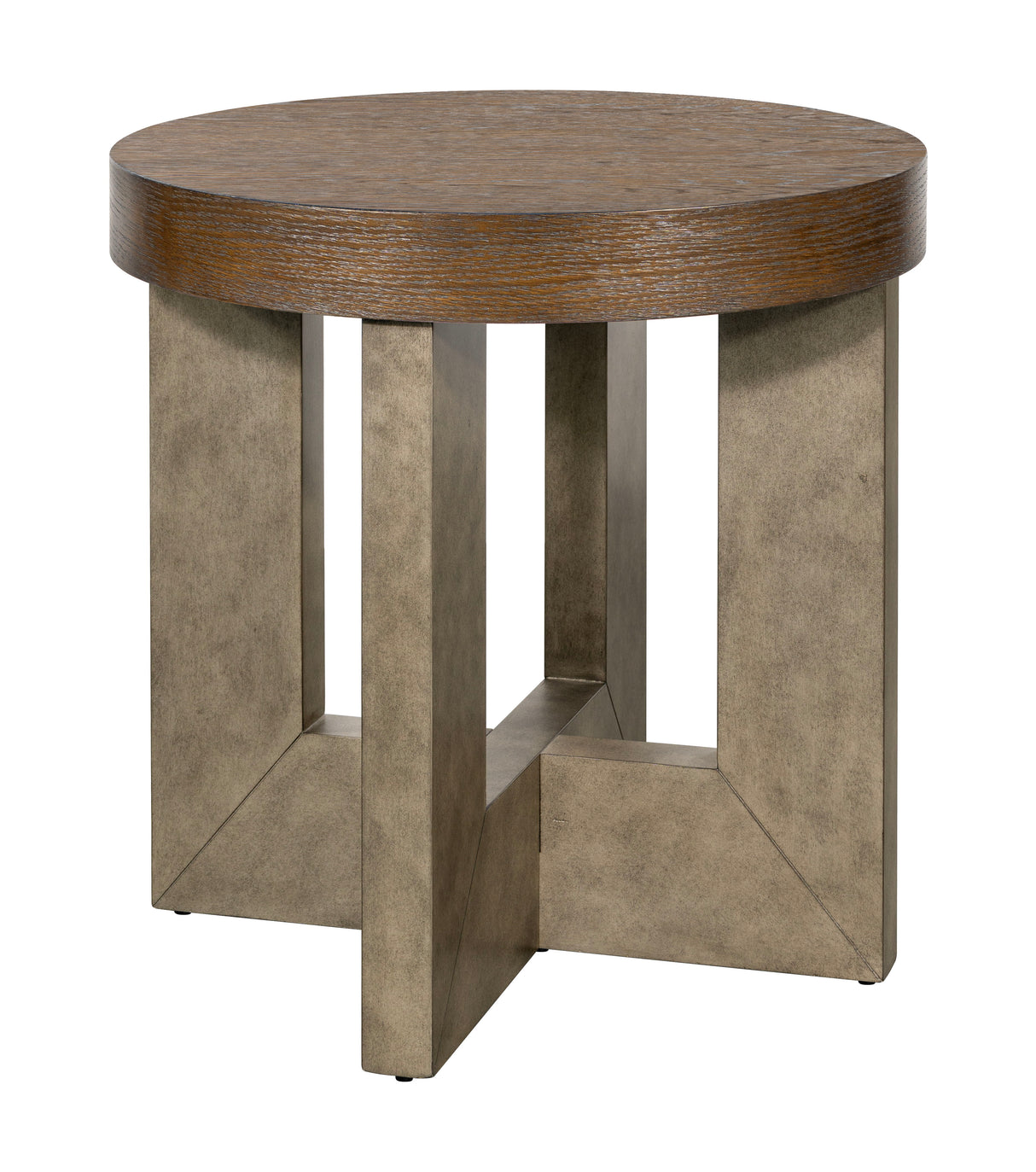 Nova - End Table - Cerused Charcoal Oak