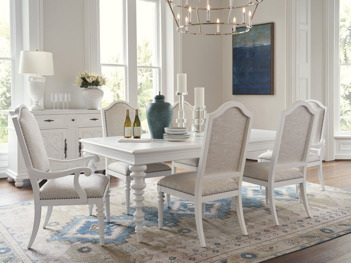 Villa Blanca - Palazzo Rectangular Dining Table - White