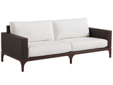 Abaco - Sofa - White / Dark Brown