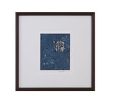 Dual Dichotomy - II Framed Print - Blue / White