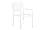 Naples - Stackable Sling Dining Chair - White