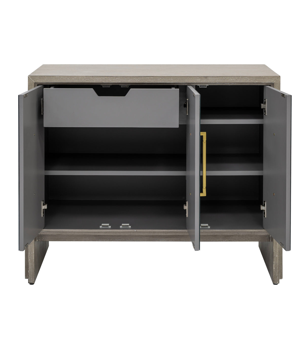 Lansing - Server - Cerused Gray Oak